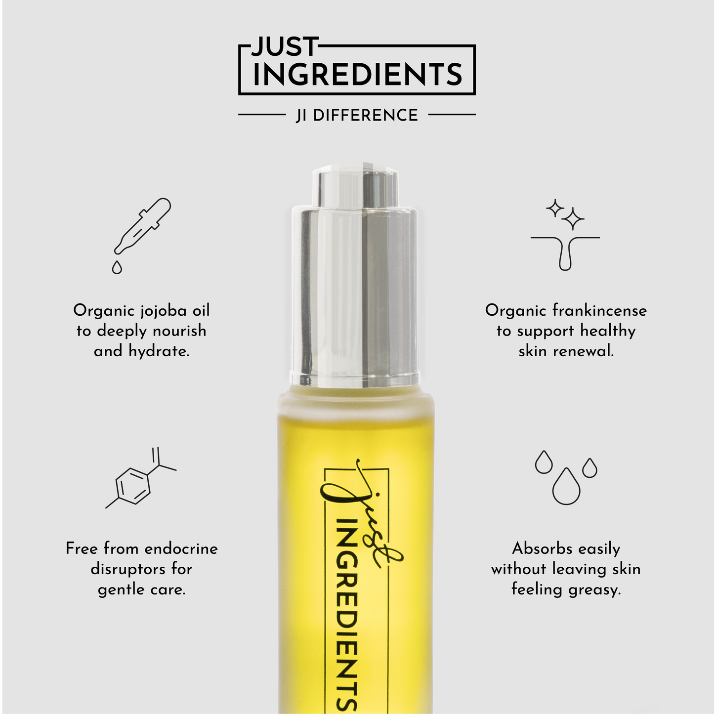 Organic Face Serum Oil - 2 oz