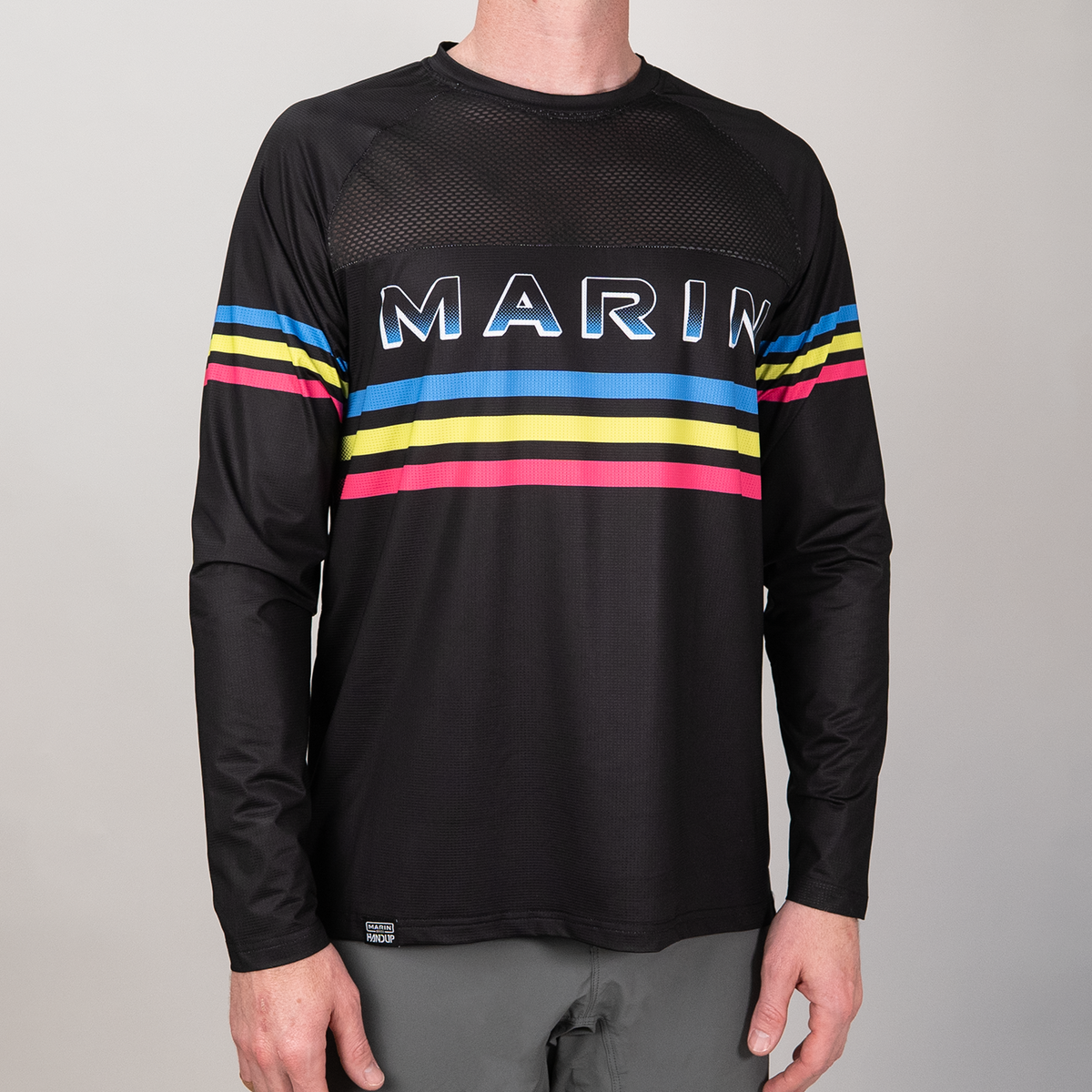 Long Sleeve VenTop Jersey - Marin Race Stripes