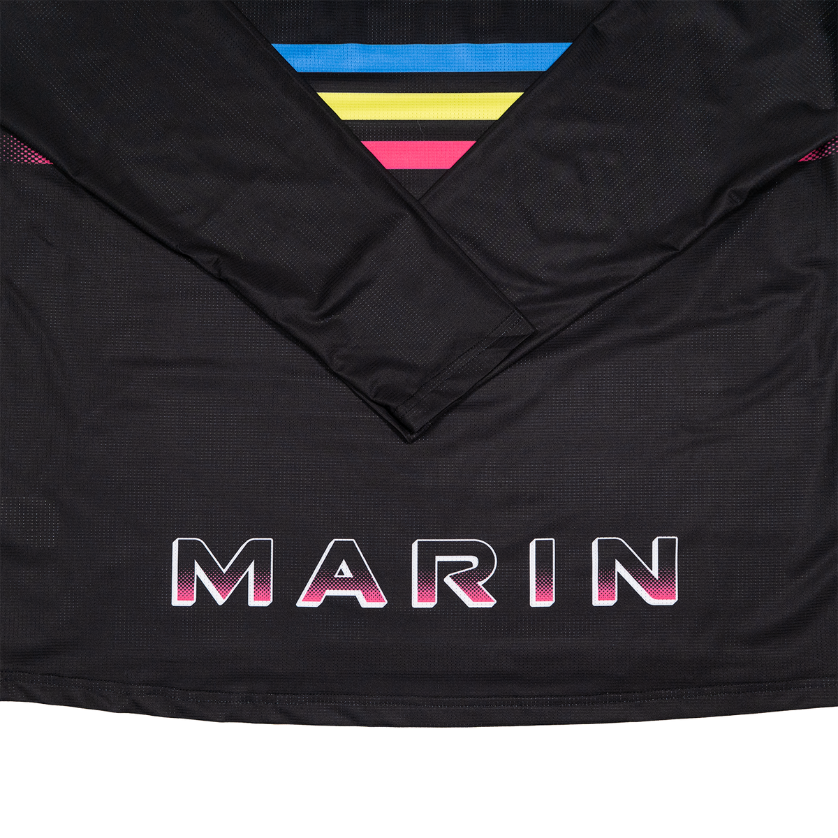 Long Sleeve VenTop Jersey - Marin Race Stripes