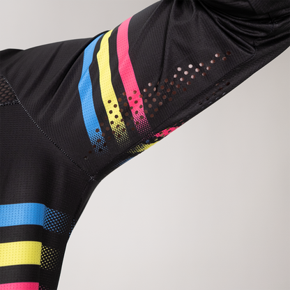 Long Sleeve VenTop Jersey - Marin Race Stripes