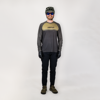Long Sleeve VenTop Jersey - Olive Tan