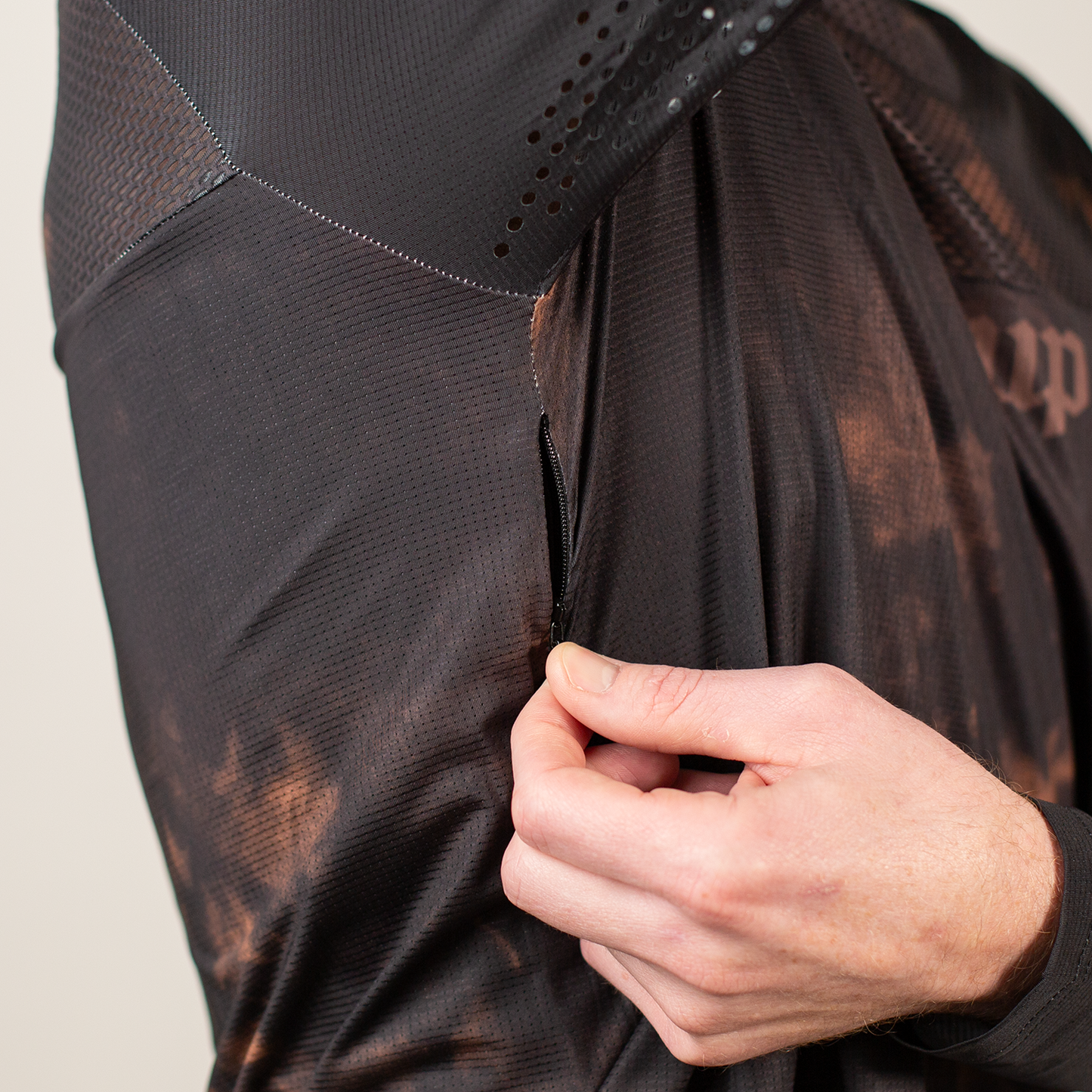 Long Sleeve VenTop Jersey - Stonewash Ember