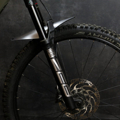 Metallic Silver Long Fender