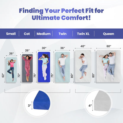 Home Bed Comfort with the Matrix Air-Cell Memory Foam Camping Mattress