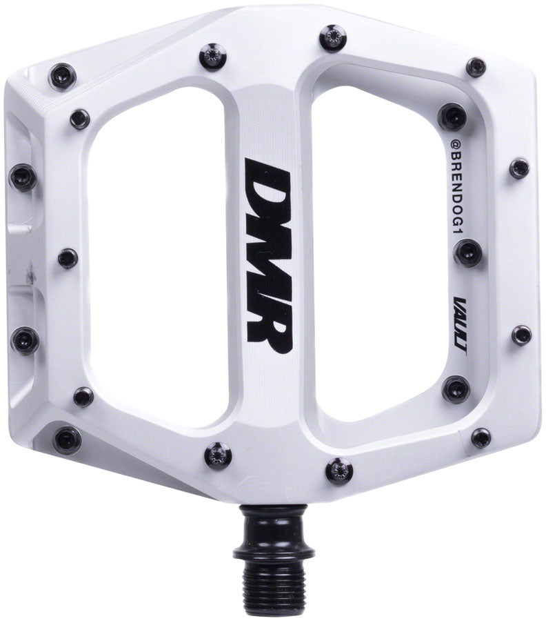 DMR Vault Pedals - Platform Aluminum 9/16" White Brendog Edition