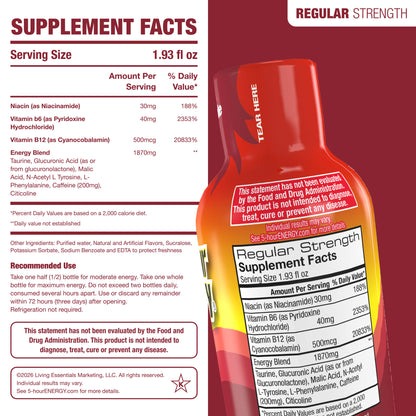 Pomegranate Flavor Regular Strength 5-hour ENERGY Shots