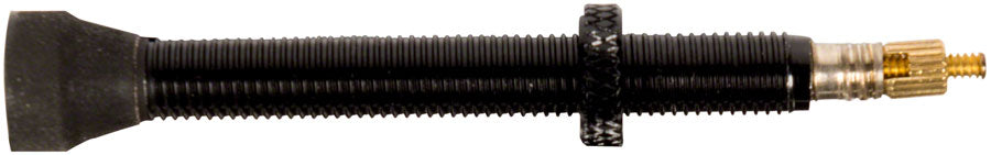 Stans Alloy Valve Stems - 55mm Pair Black
