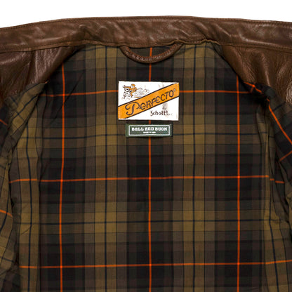 Schott x Ball and Buck Perfecto Leather Jacket
