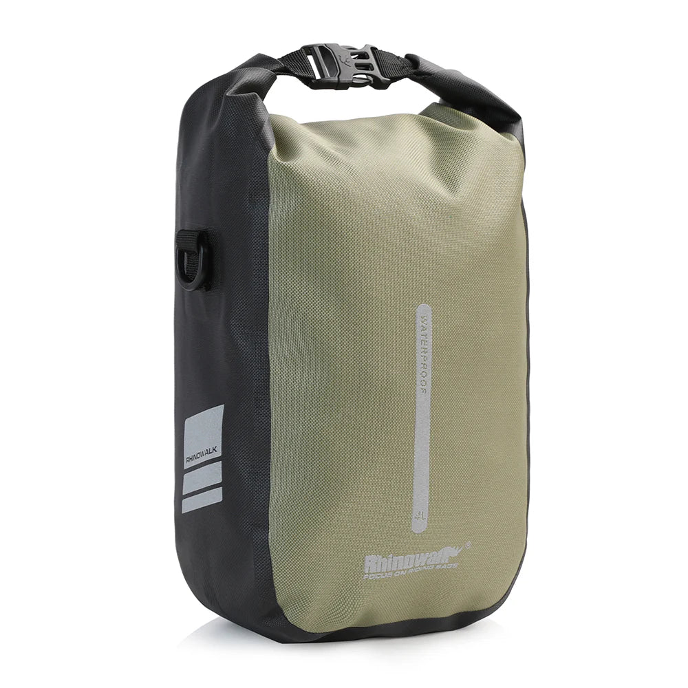 Rhinowalk 4L Waterproof Fork Bag Rack Bag Shoulder Bag for E-Scooter, Bike