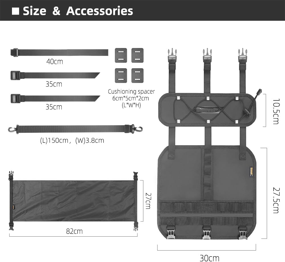 Rhinowalk Handlebar Bag Bicycle Front Bag Lightweight Waterproof Roll Bag 12L with Shoulder Strap RK9300