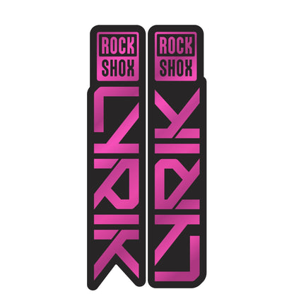 Metallic RockShox Lyrik Fork Decal