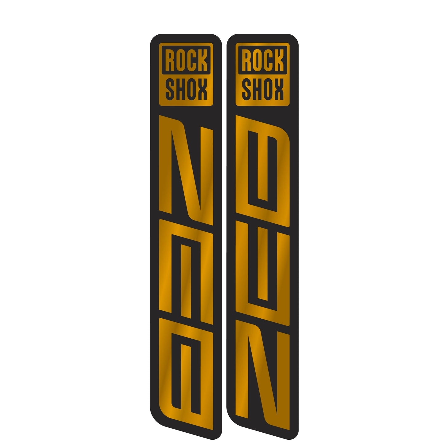 Metallic RockShox ZEB Fork Decal