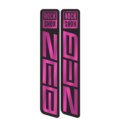 Metallic RockShox ZEB Fork Decal