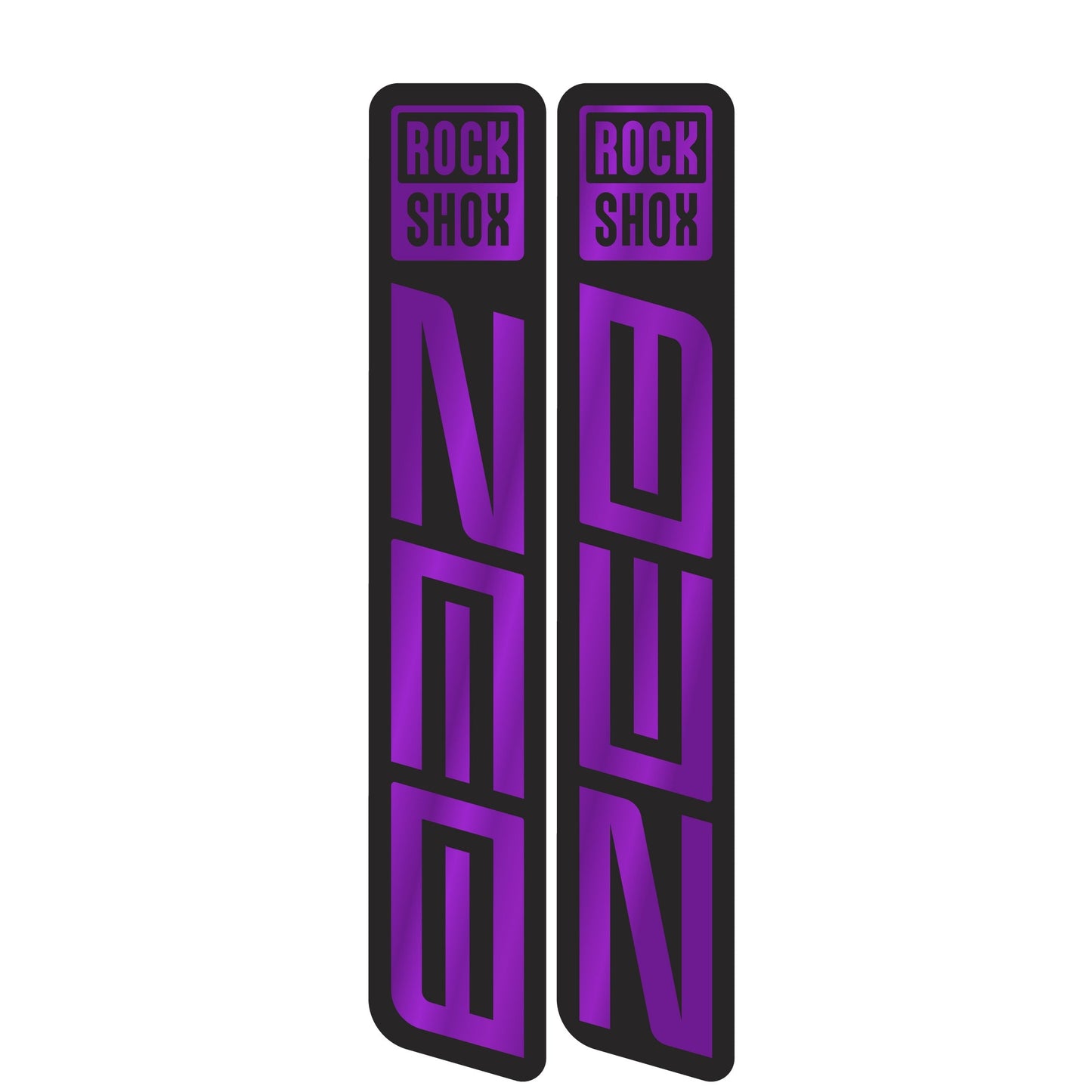 Metallic RockShox ZEB Fork Decal