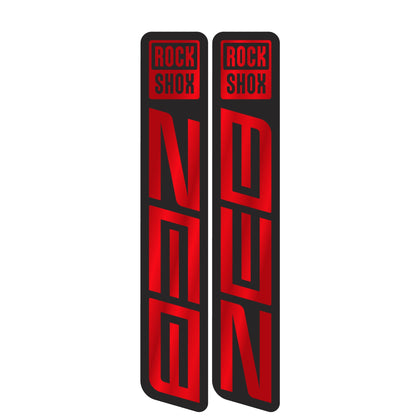 Metallic RockShox ZEB Fork Decal