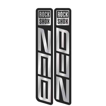Metallic RockShox ZEB Fork Decal
