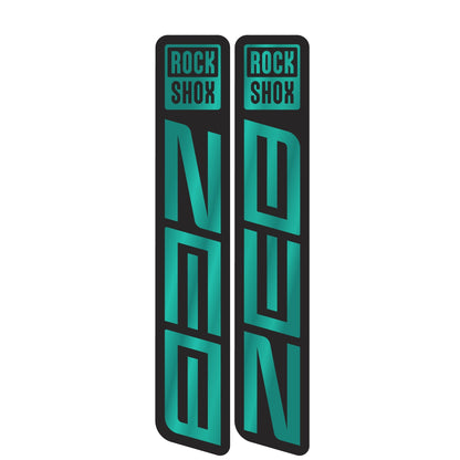 Metallic RockShox ZEB Fork Decal