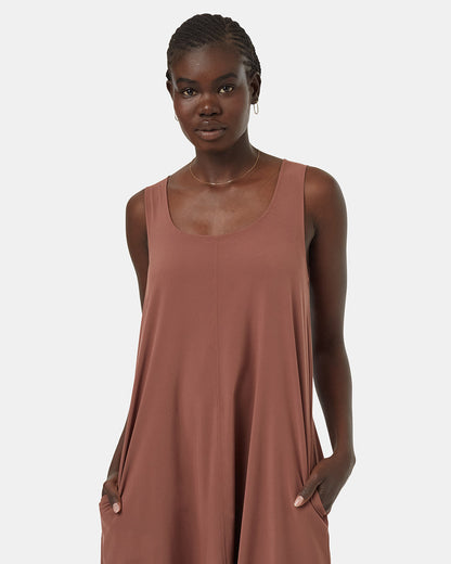 InMotion Sleeveless Midi Dress