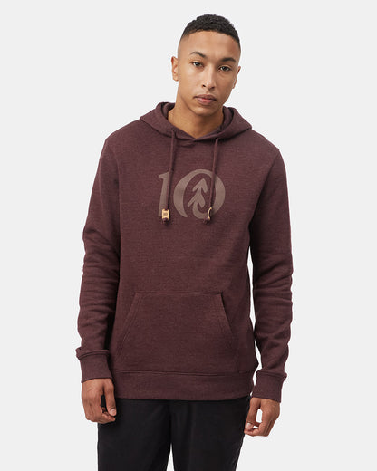 Flocked Logo Hoodie