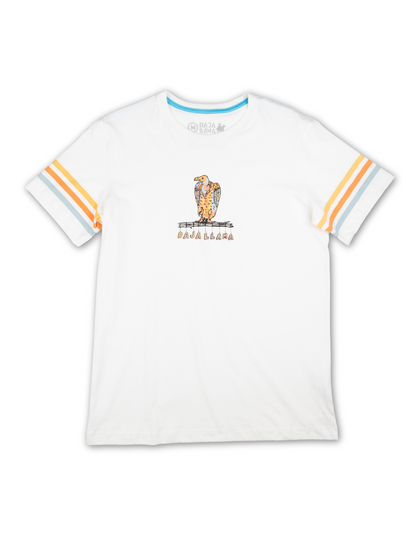 PERCHED AND STRIPED - PRIMO GRAPHIC TEE