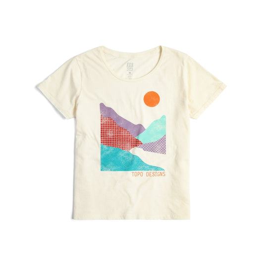 Topo Design's Women's Retro Lake T-Shirt