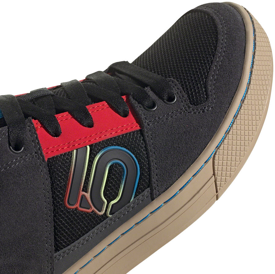 Five Ten Freerider Flat Shoes - Men's Core Black/Carbon/Pulse Lime 8.5