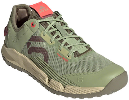 Five Ten Trailcross LT Flat Shoes - Women's Magic Lime/Quiet Crimson/Orbit Green 9.5