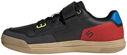 Five Ten Hellcat Mountain Clipless Shoes - Men's Core Black/Core Black/Red 7