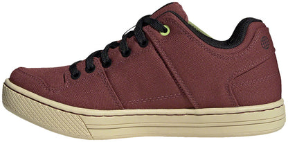 Five Ten Freerider Canvas Flat Shoes - Women's Quiet Crimson/Core BLK/Pulse Lime 9