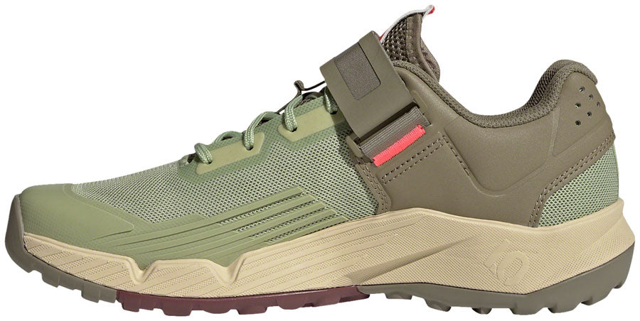 Five Ten Trailcross Mountain Clipless Shoes - Women's Quiet Crimson/Orbit Green/Turbo 6.5