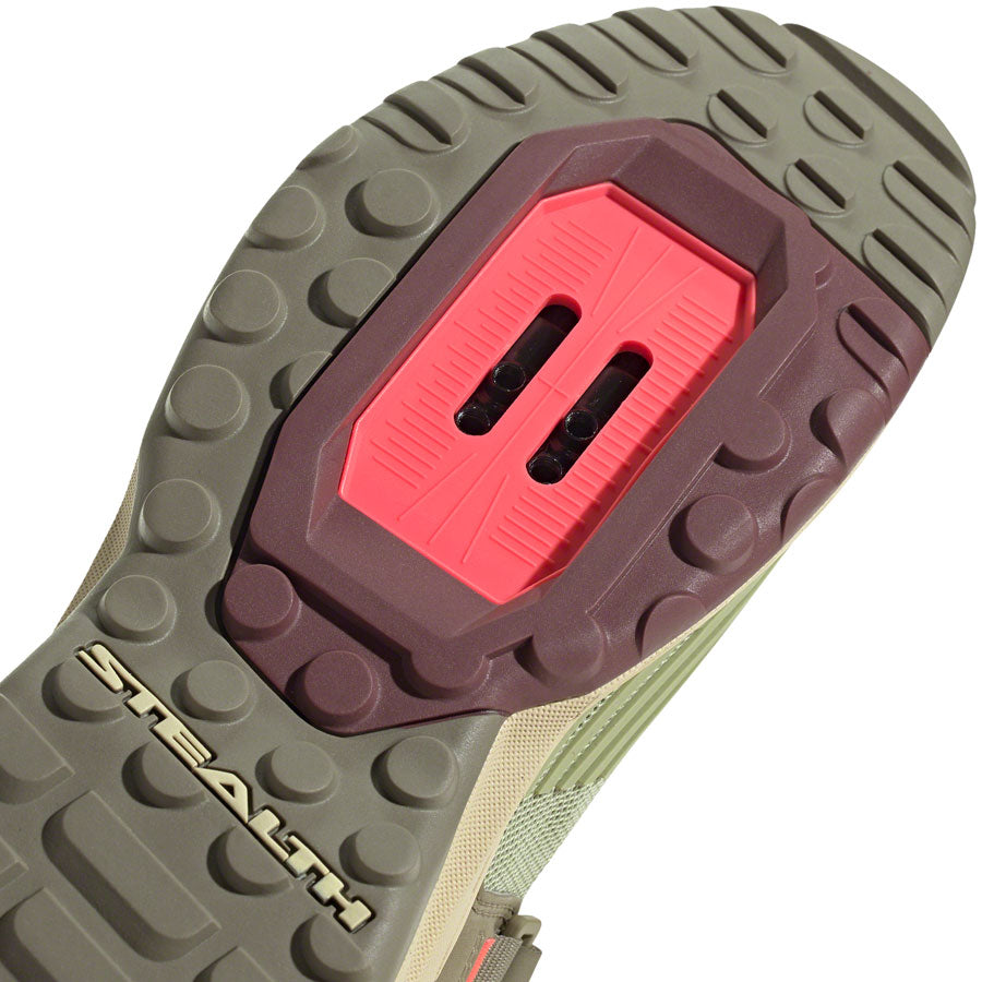 Five Ten Trailcross Mountain Clipless Shoes - Women's Quiet Crimson/Orbit Green/Turbo 9