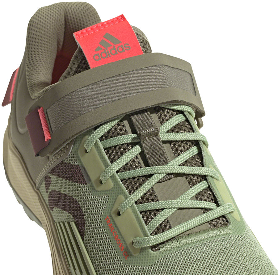 Five Ten Trailcross Mountain Clipless Shoes - Women's Quiet Crimson/Orbit Green/Turbo 7.5