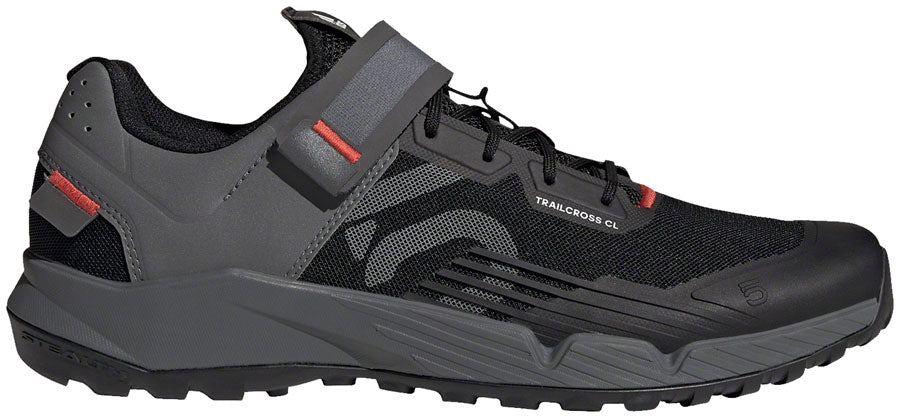 Five Ten Trailcross Mountain Clipless Shoes - Men's Core BLK/Gray Three/Red 6