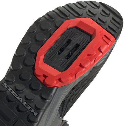 Five Ten Trailcross Mountain Clipless Shoes - Men's Core BLK/Gray Three/Red 6