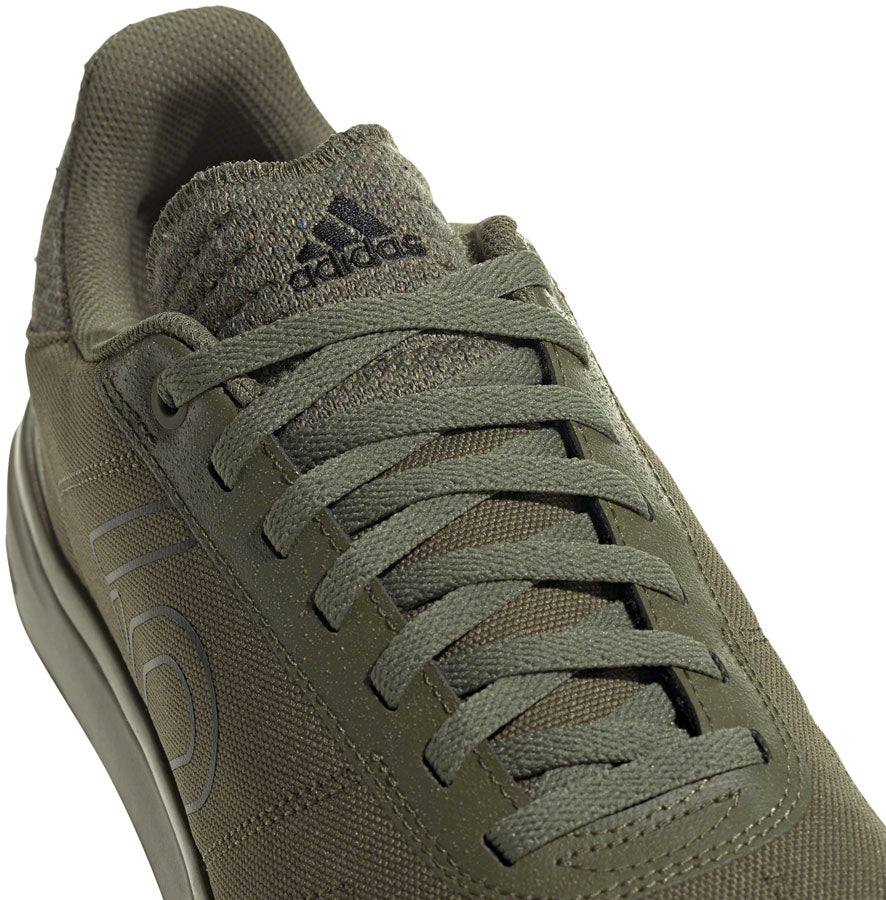 adidas gazelle silver green womens Five Ten Sleuth DLX Canvas Flat Shoes