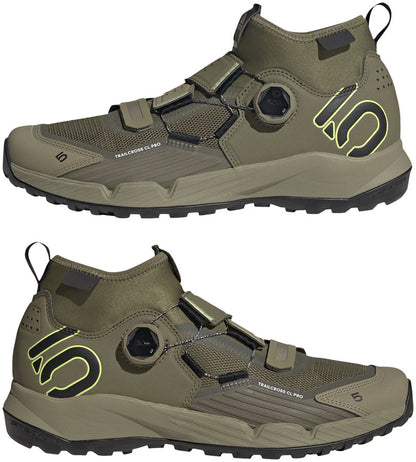 Five Ten Trailcross Pro Mountain Clipless Shoes - Men's Green/Black/Green 12