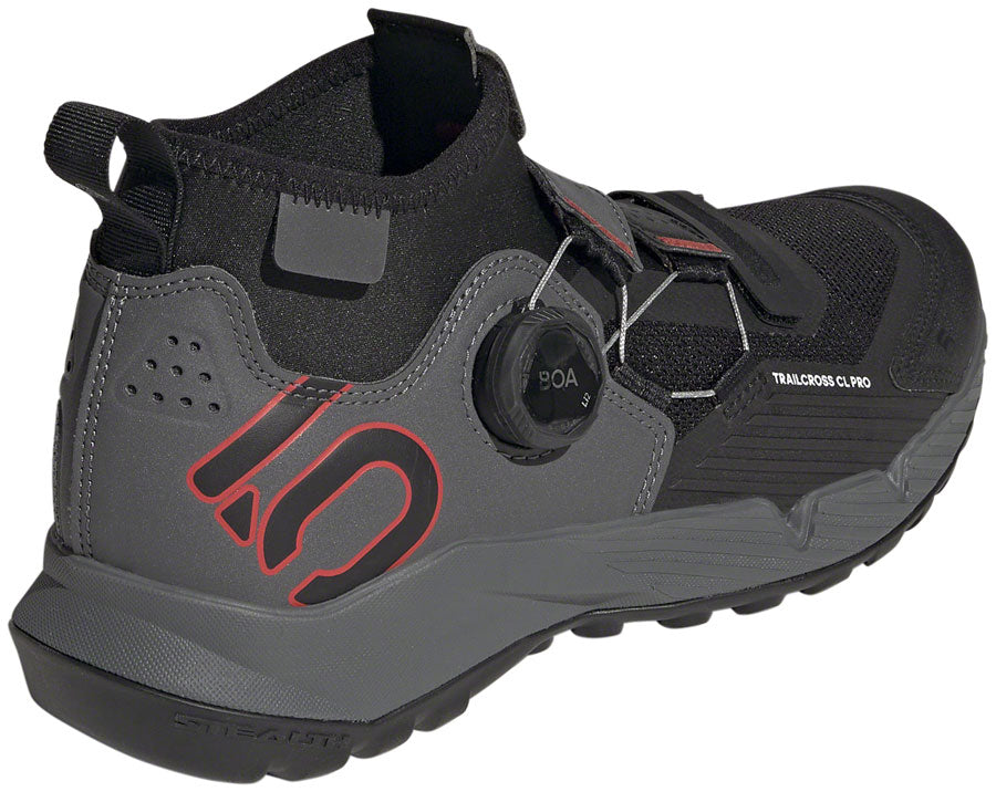 Five Ten Trailcross Pro Mountain Clipless Shoes - Women's Gray/Black/Red 5