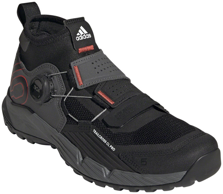 Five Ten Trailcross Pro Mountain Clipless Shoes - Women's Gray/Black/Red 7.5