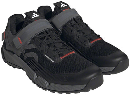Five Ten Trailcross Mountain Clipless Shoes - Men's Core BLK/Gray Three/Red 8.5