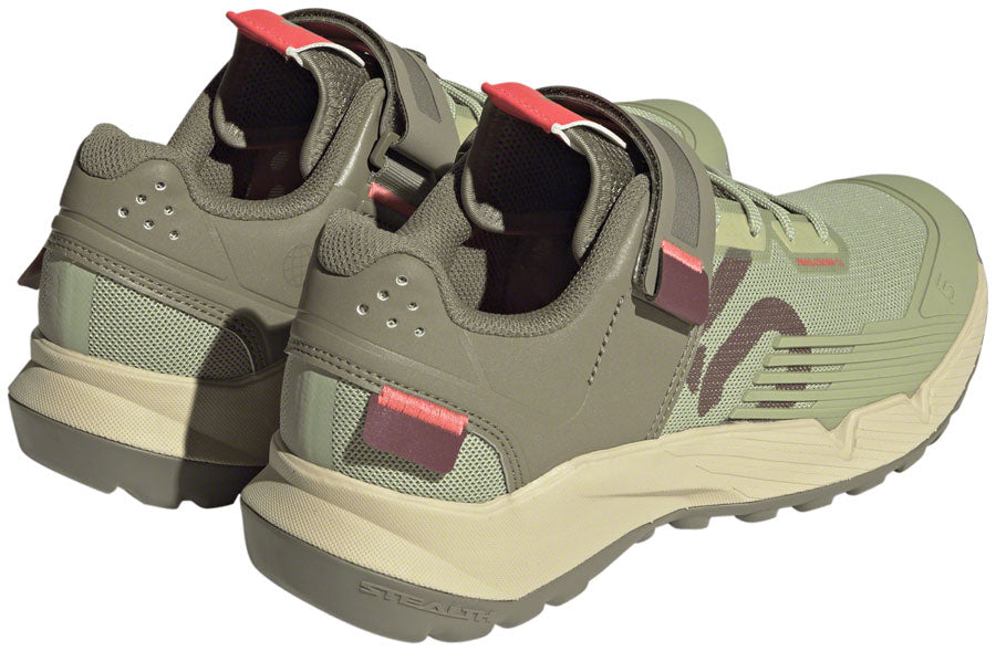 Five Ten Trailcross Mountain Clipless Shoes - Women's Magic Lime/Quiet Crimson/Orbit Green 5.5