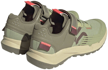 Five Ten Trailcross Mountain Clipless Shoes - Women's Magic Lime/Quiet Crimson/Orbit Green 6
