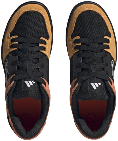 Five Ten Freerider Flat Shoes - Men's Core Black/Ftwr White/Impact Orange 7