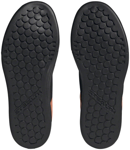 Five Ten Freerider Flat Shoes - Men's Core BLK/Ftwr White/Impact Orange 8.5
