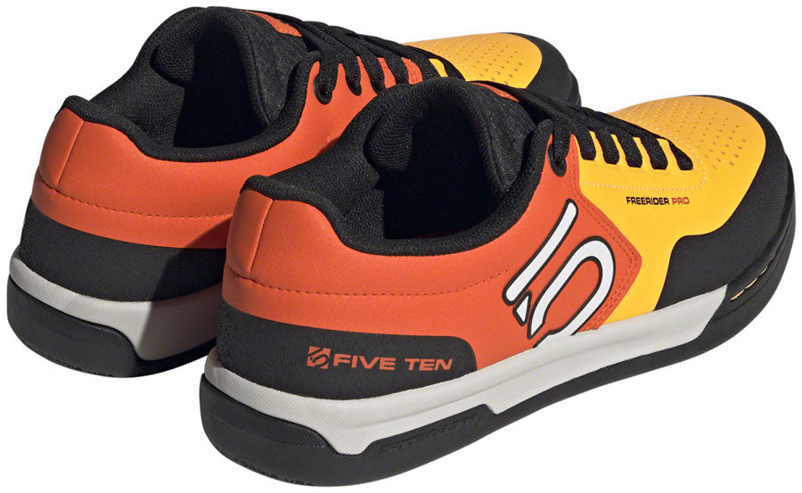 Five Ten Freerider Pro Flat Shoes - Men's Solar Gold/Ftwr White/Impact Orange 11