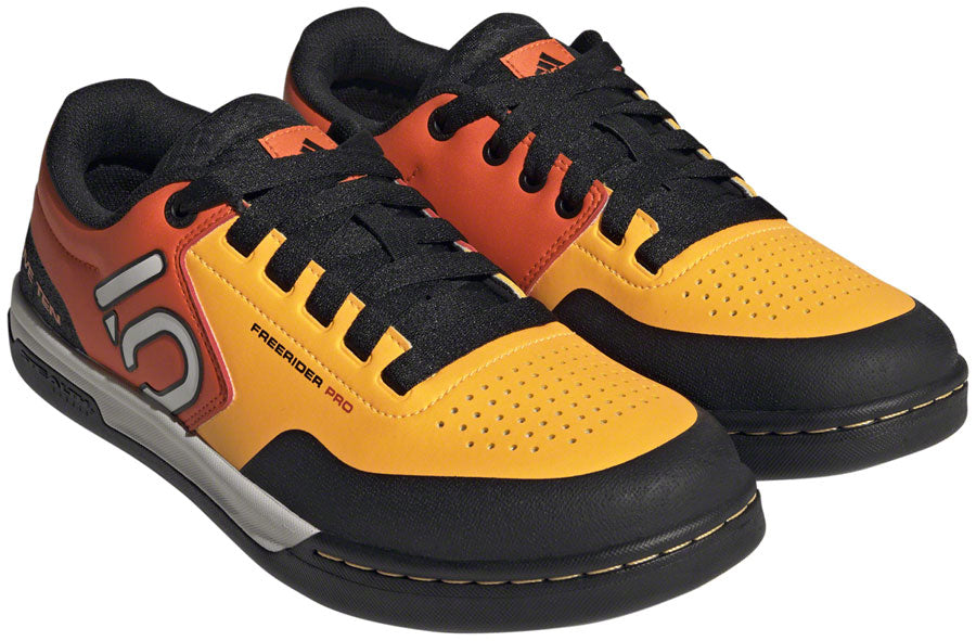 Five Ten Freerider Pro Flat Shoes - Men's Solar Gold/Ftwr White/Impact Orange 10.5
