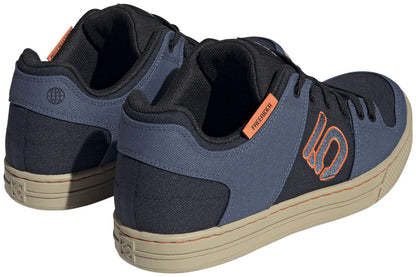 Five Ten Freerider Canvas Flat Shoes - Men's Core Legend Ink/Wonder Steel/Impact Orange 12
