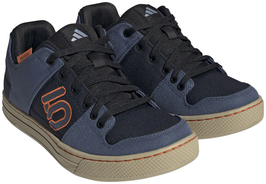 Five Ten Freerider Canvas Flat Shoes - Men's Core Legend Ink/Wonder Steel/Impact Orange 10.5