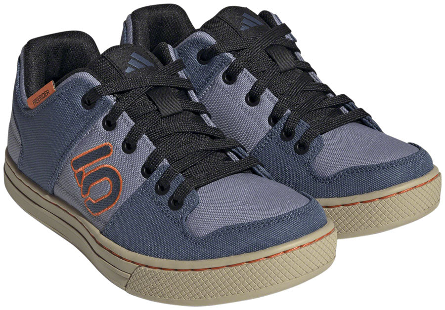 Five Ten Freerider Canvas Flat Shoes - Women's Silver Violet/Wonder Steel/Core BLK 9.5