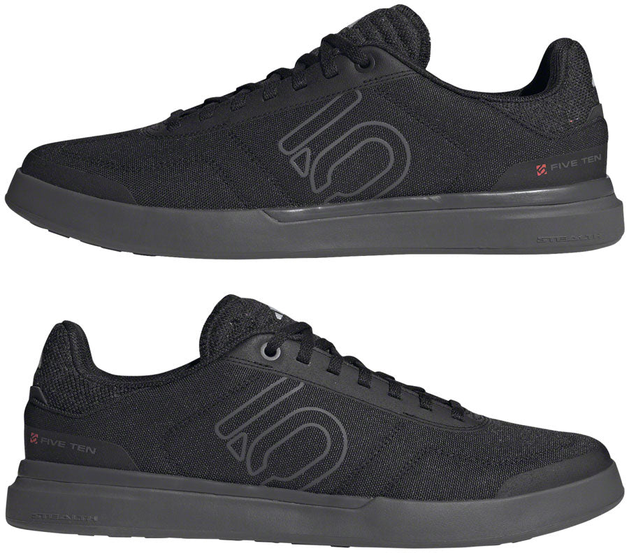 Five Ten Sleuth Deluxe Canvas Flat Shoes - Mens Core BLK/Gray Five/Ftwr White 8