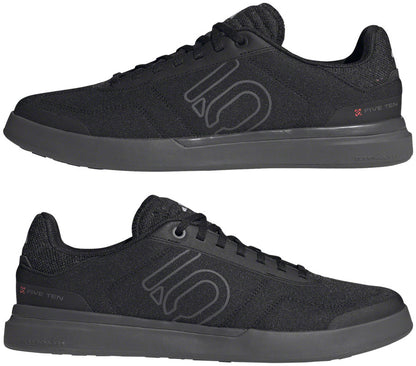 Five Ten Sleuth Deluxe Canvas Flat Shoes - Mens Core BLK/Gray Five/Ftwr White 8